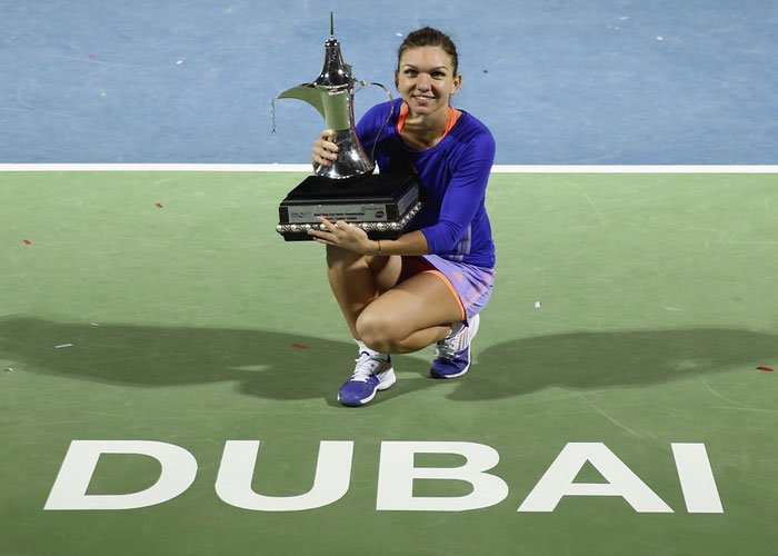 Juara di Dubai, Halep Nikmati Gelar ke-10