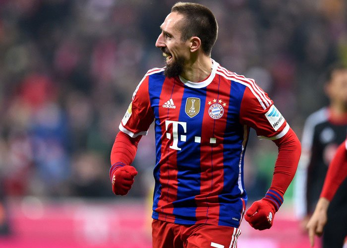 100 dari Ribery, Sanjungan dari Guardiola